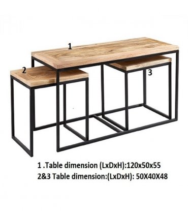 Cosmo Industrial John Long Coffee Table