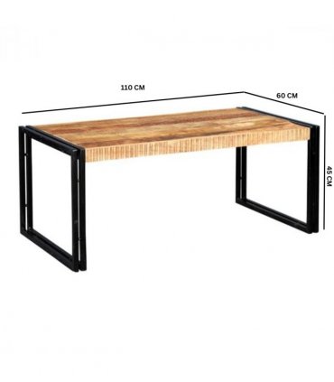 Cosmo Industrial Large Coffee Table
