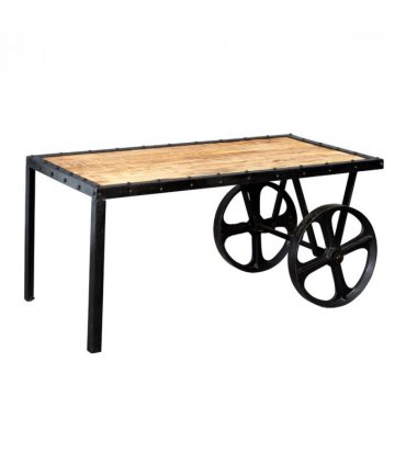 Cosmo Industrial Cart Coffee Table