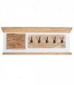 Alfie Wood Hook/Coat Hanger Wall