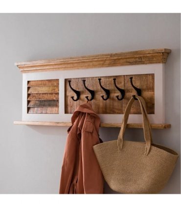 Alfie Wood Hook/Coat Hanger Wall
