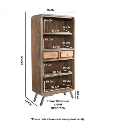Aspen Large Bookcase
