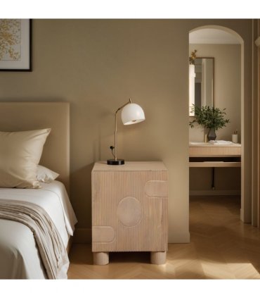 Austin Solid Wood Bedside Table