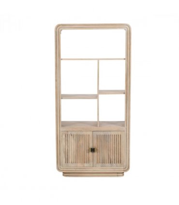 Hudson Carved Mango Wood Bookcase