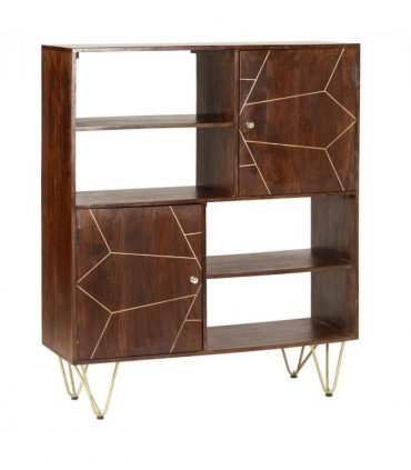 Dark Gold Display Cabinet