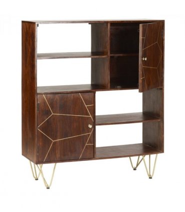 Dark Gold Display Cabinet