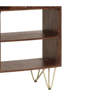 Dark Gold Display Cabinet