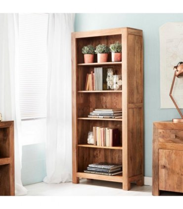 Toko Light Mango Large Open Bookcase