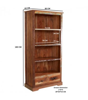 Coastal Large Bookcase