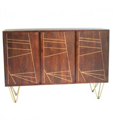 Dark Gold Large Sideboard