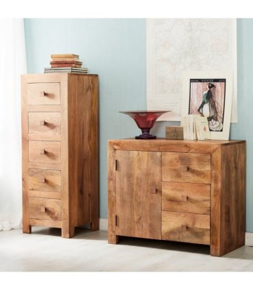 Toko Light Mango 3 Drawer Sideboard