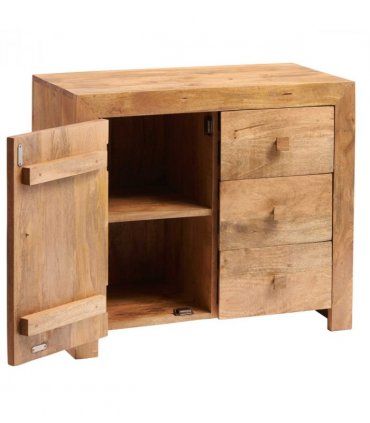 Toko Light Mango 3 Drawer Sideboard