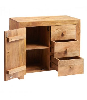 Toko Light Mango 3 Drawer Sideboard