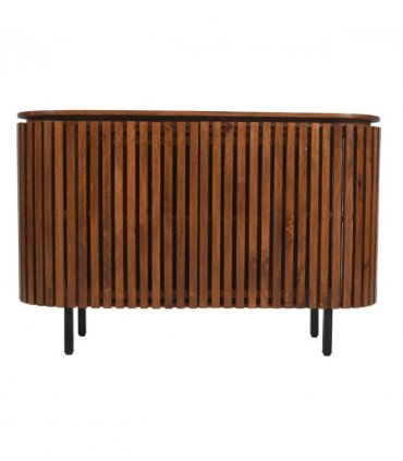 Slatted Mango Wood Large 2 Doors Sideboard