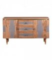 Wilton Acacia Wood 2 Doors 3 Drawers Sideboard