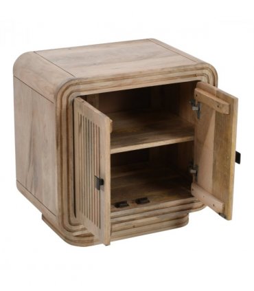 Hudson Carved Mango Wood Mini Sideboard