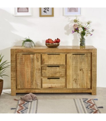 Surrey Solid Wood Large Sideboard 2 Door 3 Drawer