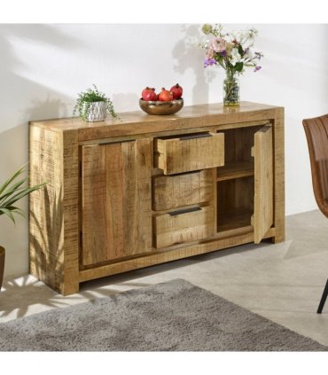 Surrey Solid Wood Large Sideboard 2 Door 3 Drawer