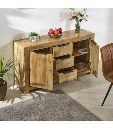 Surrey Solid Wood Large Sideboard 2 Door 3 Drawer