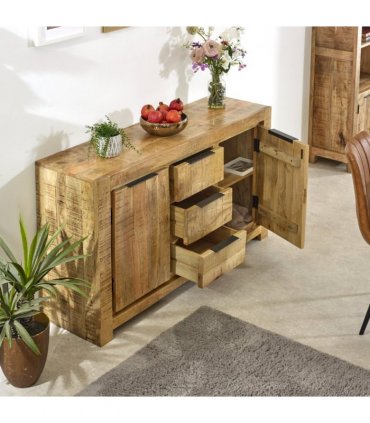 Surrey Solid Wood Large Sideboard 2 Door 3 Drawer