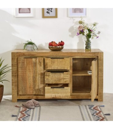 Surrey Solid Wood Large Sideboard 2 Door 3 Drawer