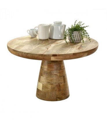 Surrey Solid Wood Coffee Table Mushroom Style