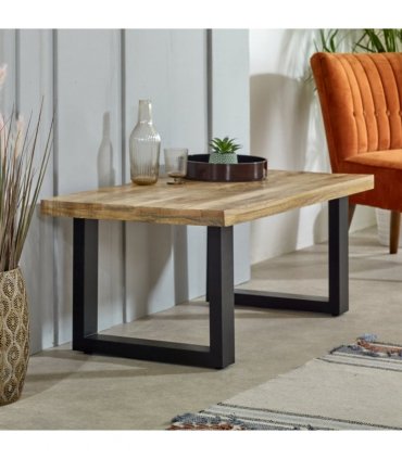 Surrey Solid Wood & Metal Coffee Table