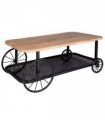 Craft Wheel Coffee Table