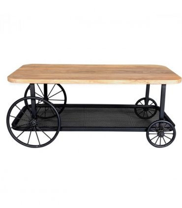 Craft Wheel Coffee Table