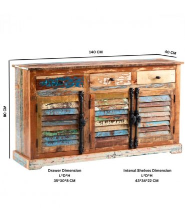 Coastal Large Sideboard