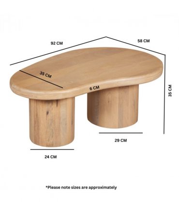 Austin Solid Wood Coffee Table