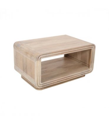 Hudson Carved Mango Wood Coffee Table