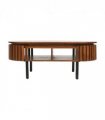Slatted Mango Wood Rectangular Coffee Table