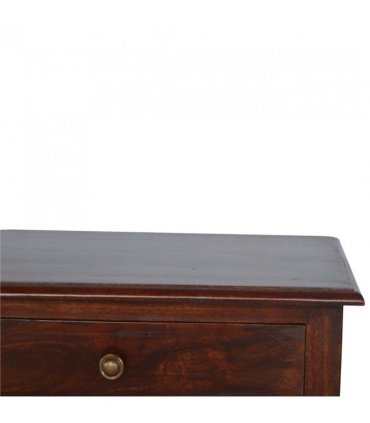 Artisan Furniture Solid Wood Turned Occasional Table, 1Drawer, Brown