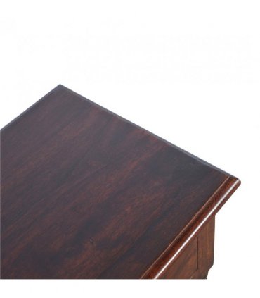 Artisan Furniture Solid Wood Turned Occasional Table, 1Drawer, Brown