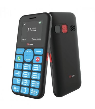 TTfone TT190 Big Button Basic Senior Unlocked Emergency Mobile Phone - Simple Cheapest Phone with USB Cable and GiffGaff Sim Card