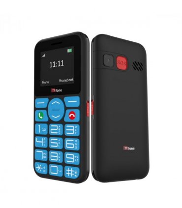 TTfone TT190 Big Button Basic Senior Unlocked Emergency Mobile Phone - Simple Cheapest Phone with Dock Charger and Giffgaff Sim Card