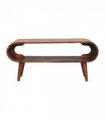 Artisan Furniture Solid Wood Amaya Nordic Style Honey Caramel Coffee Table, 1 Open Slot, Brown