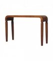 Artisan Furniture Solid Wood Arcus Console Table, Beige