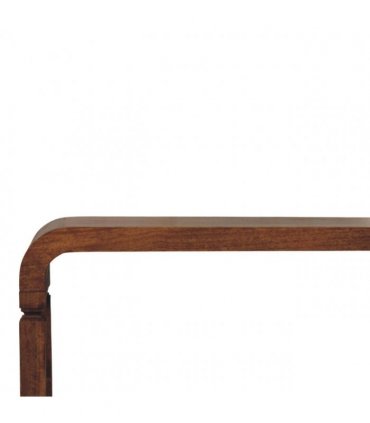 Artisan Furniture Solid Wood Arcus Console Table, Beige