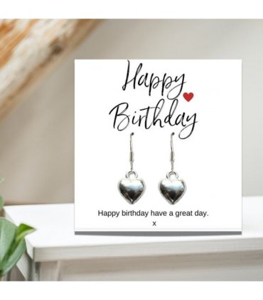 Happy Birthday Earrings & Jewellery Box Gift
