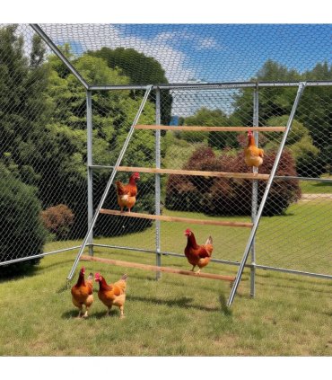 104*143cm  Outdoor chicken perch
