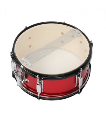 12 x 5.5 inches Professional Marching Snare Drum & Drum Stick & Strap & Wrench Kit Red