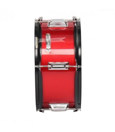 12 x 5.5 inches Professional Marching Snare Drum & Drum Stick & Strap & Wrench Kit Red