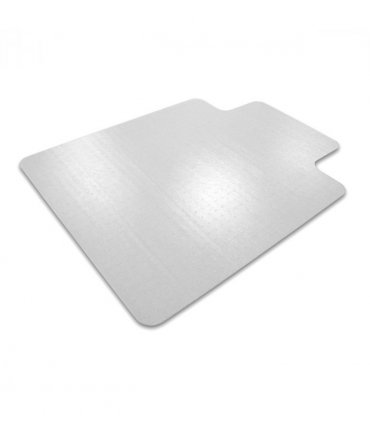 Advantagemat PVC Chair Mat for Hard Floors. Rectangular with Lip - 90 x 120cm