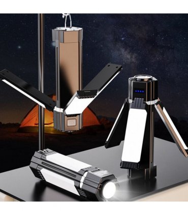 （2 pack）Rechargeable Foldable LED Camping Lantern Light Outdoor Camping Hiking Flashlight  Work Light  Camping Lantern Light