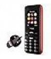 TTfone TT150 Unlocked Basic Mobile Phone UK Sim Free, Long Battery Life, Dual Sim with camera and games, easy to use, durable and light weight pay as you go - Red with Mains Charger