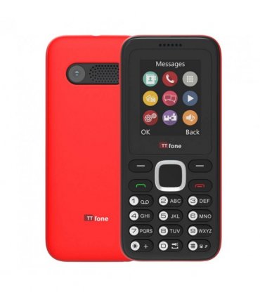 TTfone TT150 Big Button Phone for Elderly  Unlocked, Loud Volume, Easy to Use, Long Battery Life - Red O2 Pay as you go