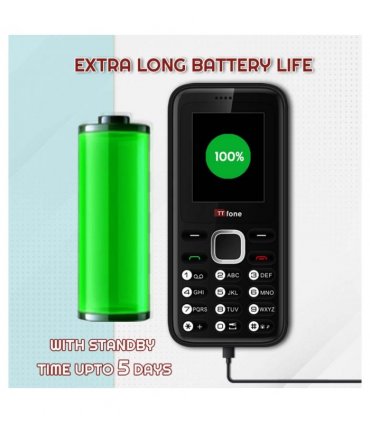 TTfone TT150 Big Button Phone for Elderly  Unlocked, Loud Volume, Easy to Use, Long Battery Life - Red O2 Pay as you go