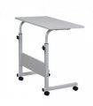 [Old code:92088120]Removable E1 15MM Chipboard & Steel Side Table with Baffle White L